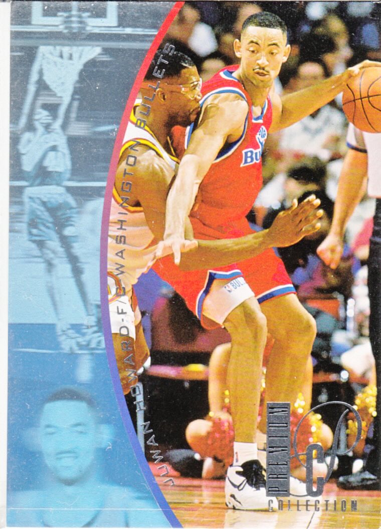 Front view of Juwan Howard 1994-95 SP #PC24 basketball card - Base edition (Washington Bullets)