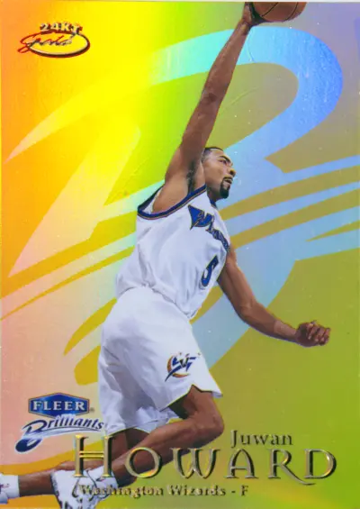 Juwan Howard 1998-99 Fleer Brilliants Base 24 K Gold 97TG