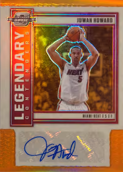 Juwan Howard 2020-21 Panini Contenders Optic Orange #LCA-JUW