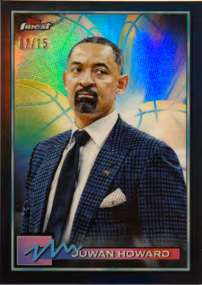 Juwan Howard | 2021-22 Topps Topps Finest Base Set Black Refractor #37