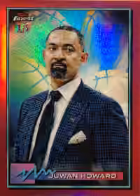 Juwan Howard 2021-22 Topps Finest Red Refractor #37 - Red Refractor