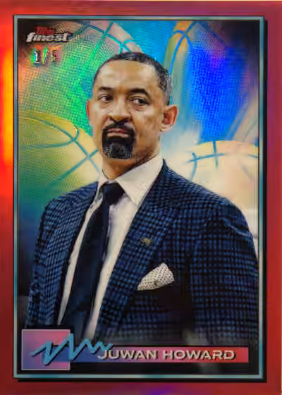 Juwan Howard | 2021-22 Topps Topps Finest Base Set Red Refractor #37