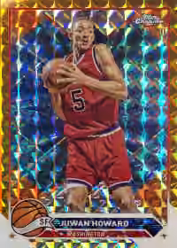 Juwan Howard 2023-24 Topps Chrome Gold Geometric Refractor #101 - Gold Geometric Refractor