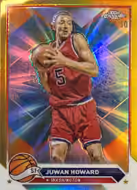 Juwan Howard 2023-24 Topps Chrome Gold Refractor #101 - Gold Refractor