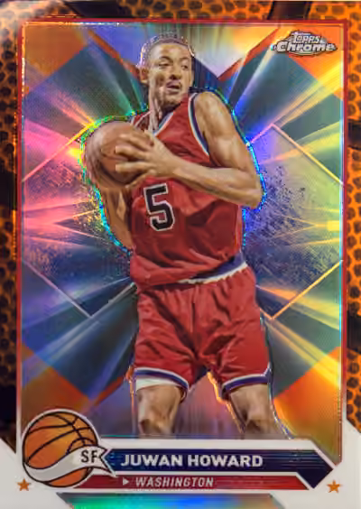 Juwan Howard | 2023-24 Topps Topps Chrome Base Set Orange Basketball Refractor #101