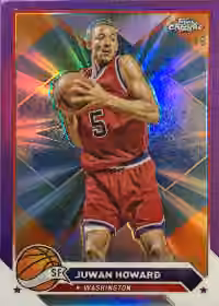 Juwan Howard 2023-24 Topps Chrome Purple Refractor #101 - Purple Refractor