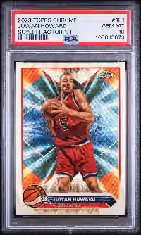 Juwan Howard 2023-24 Topps Chrome Superfractor #101 - Superfractor