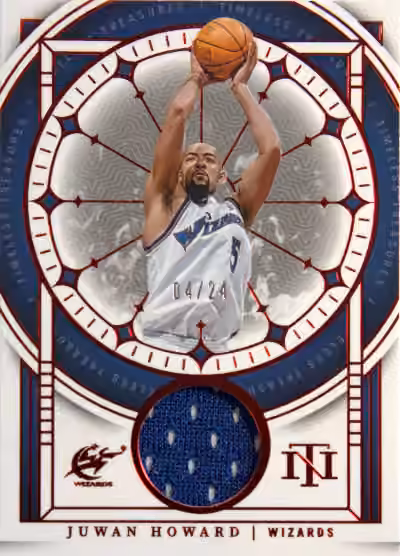 Juwan Howard | 2023-24 Panini Panini National Treasures Timeless Treasures Materials International #TM-HOW