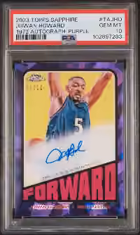 Juwan Howard 2023-24 Topps Chrome Purple Refractor #TA-JHO - Purple Refractor