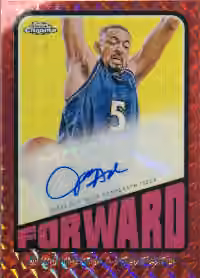 Juwan Howard 2023-24 Topps Chrome Red Geometric Refractor #TA-JHO - Red Geometric Refractor